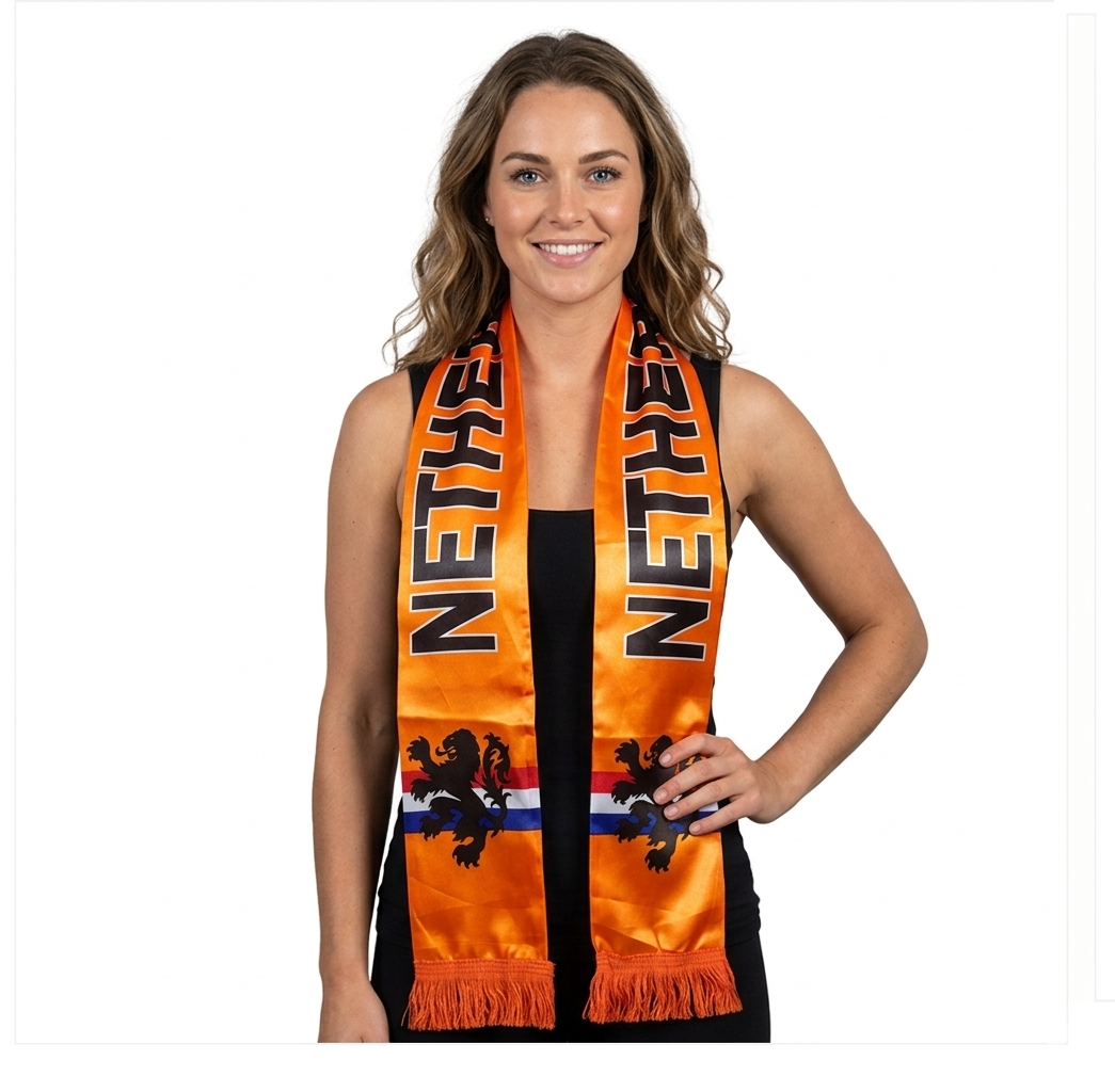 Soccer Fans' national flag scarves