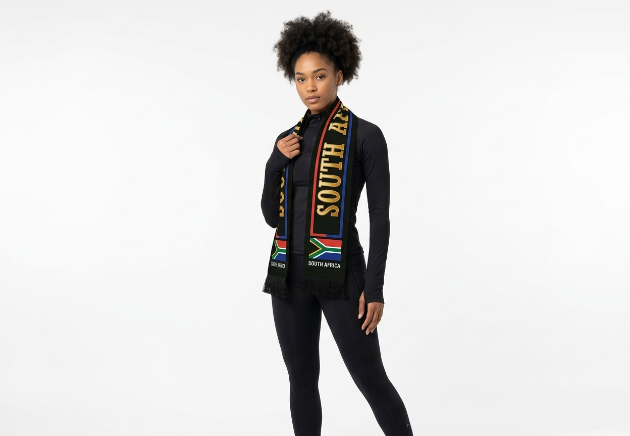 Soccer Fans' national flag scarves