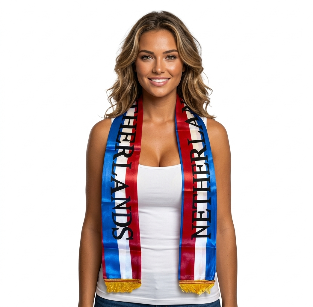 Soccer Fans' national flag scarves
