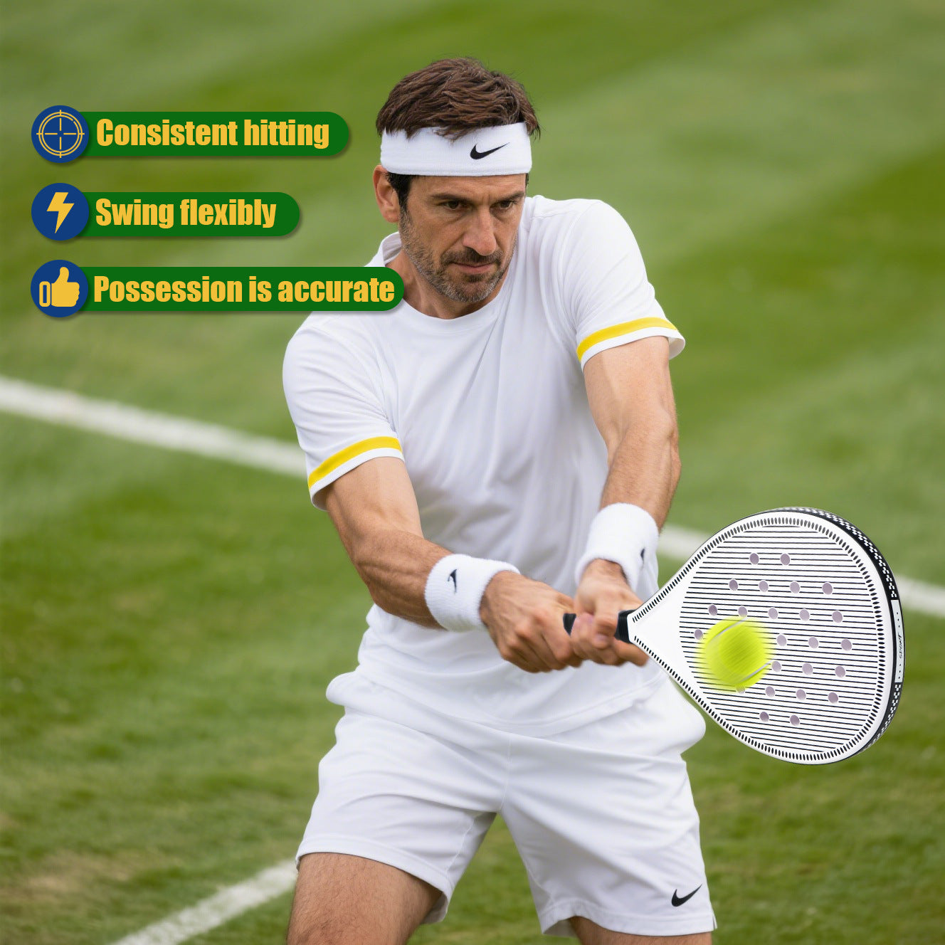 Sketis Padel Lite — Cage Style Design, Faux Carbon Fiber Material, EVA Core, 38mm Thickness Padel Racket