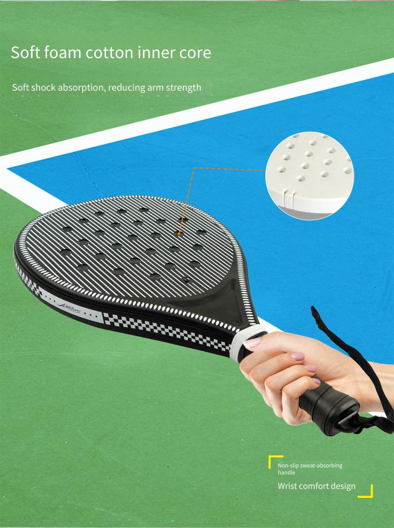Sketis Padel Lite — Cage Style Design, Faux Carbon Fiber Material, EVA Core, 38mm Thickness Padel Racket
