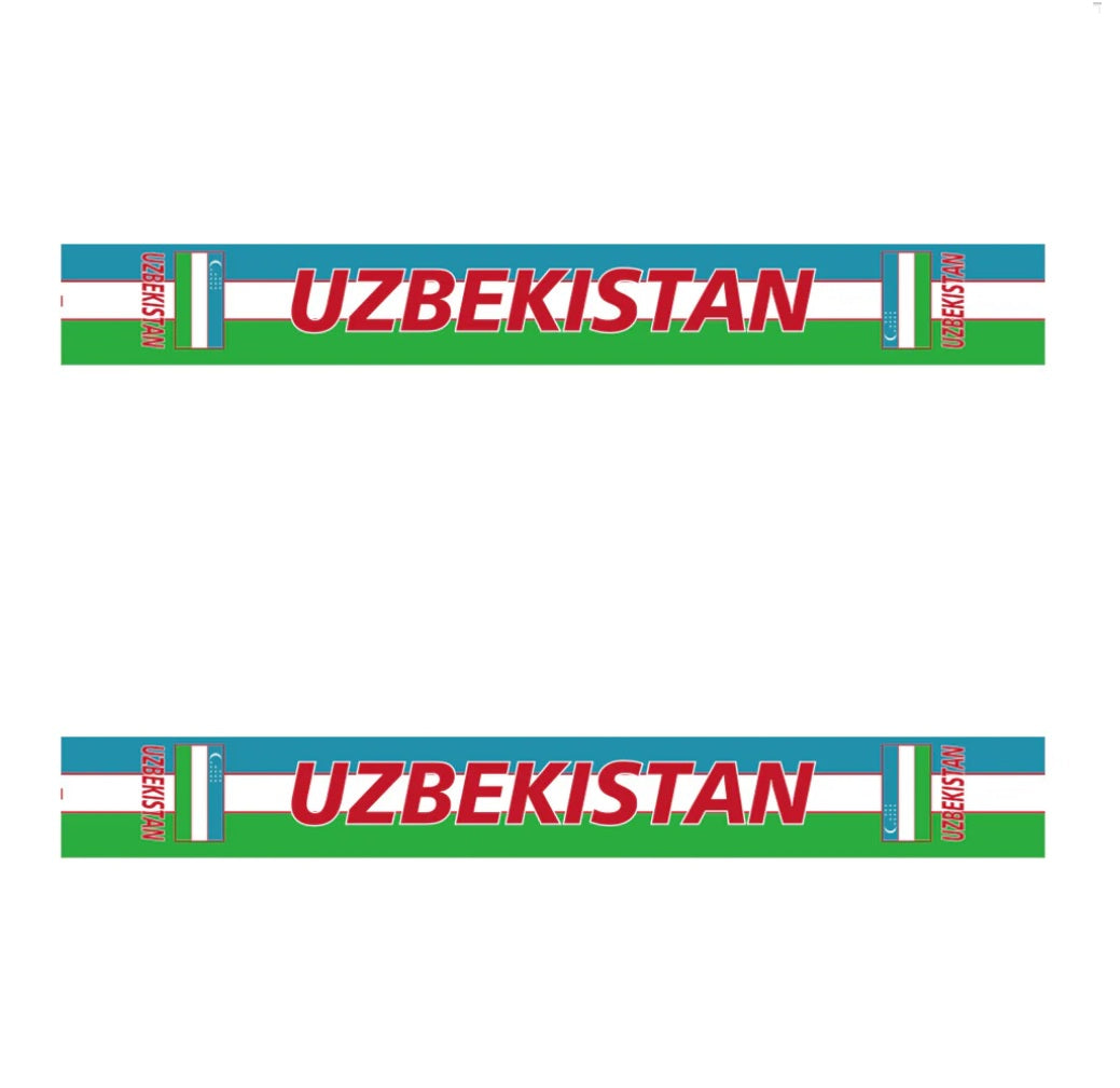 Soccer Fans' national flag scarves