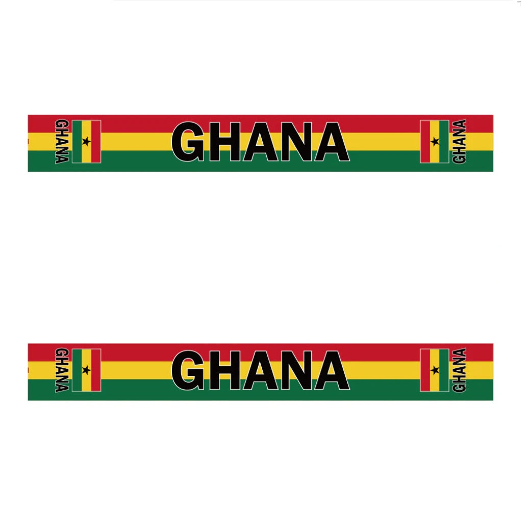 Soccer Fans' national flag scarves