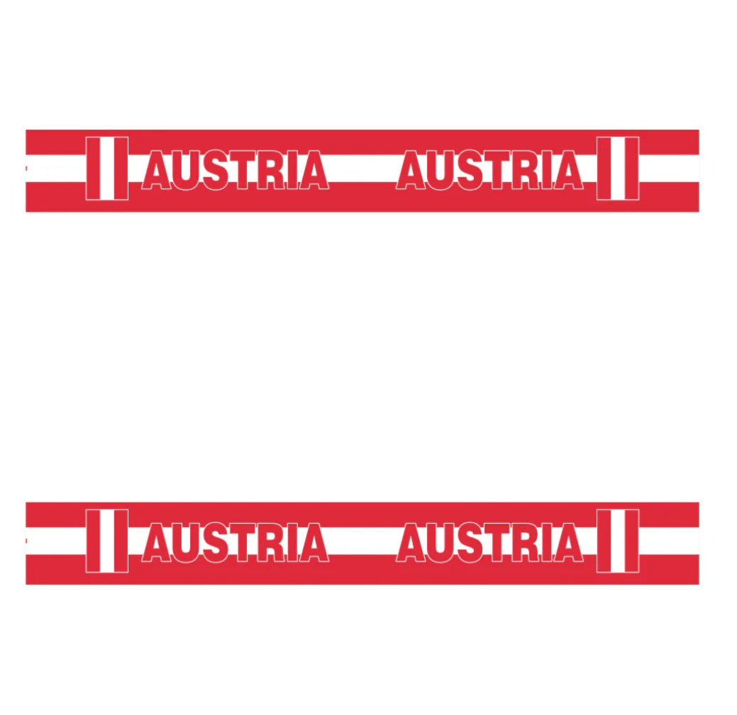 Soccer Fans' national flag scarves