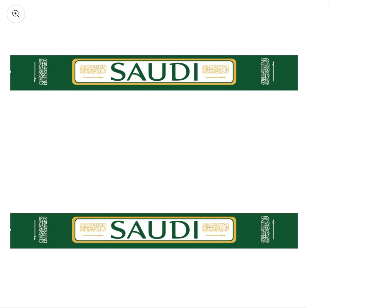 Soccer Fans' national flag scarves