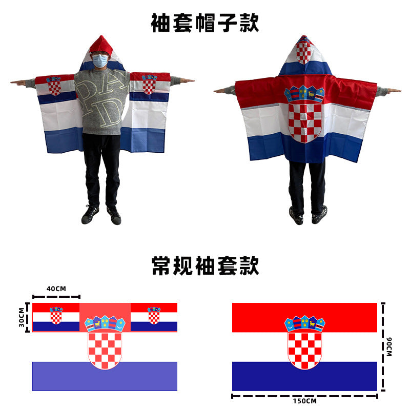 Football Soccer fan cape