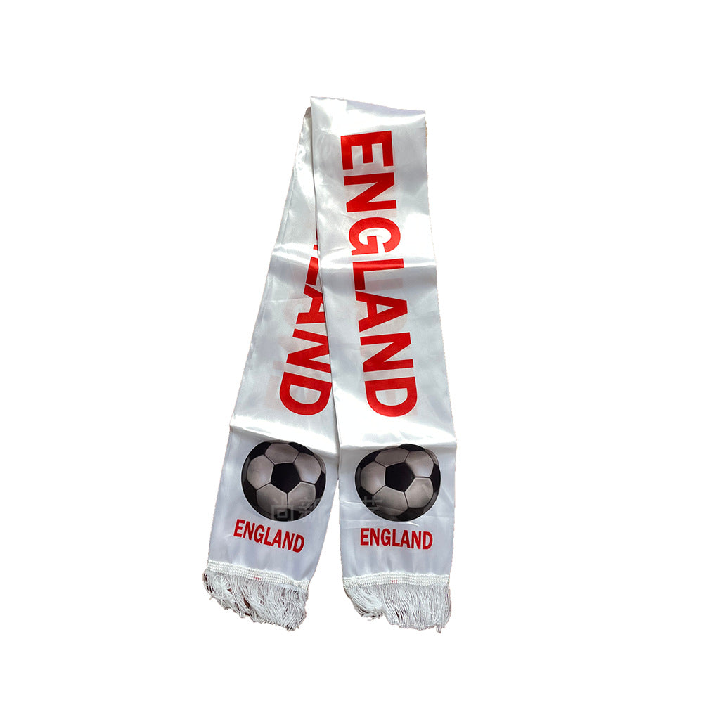 Soccer Fans' national flag scarves