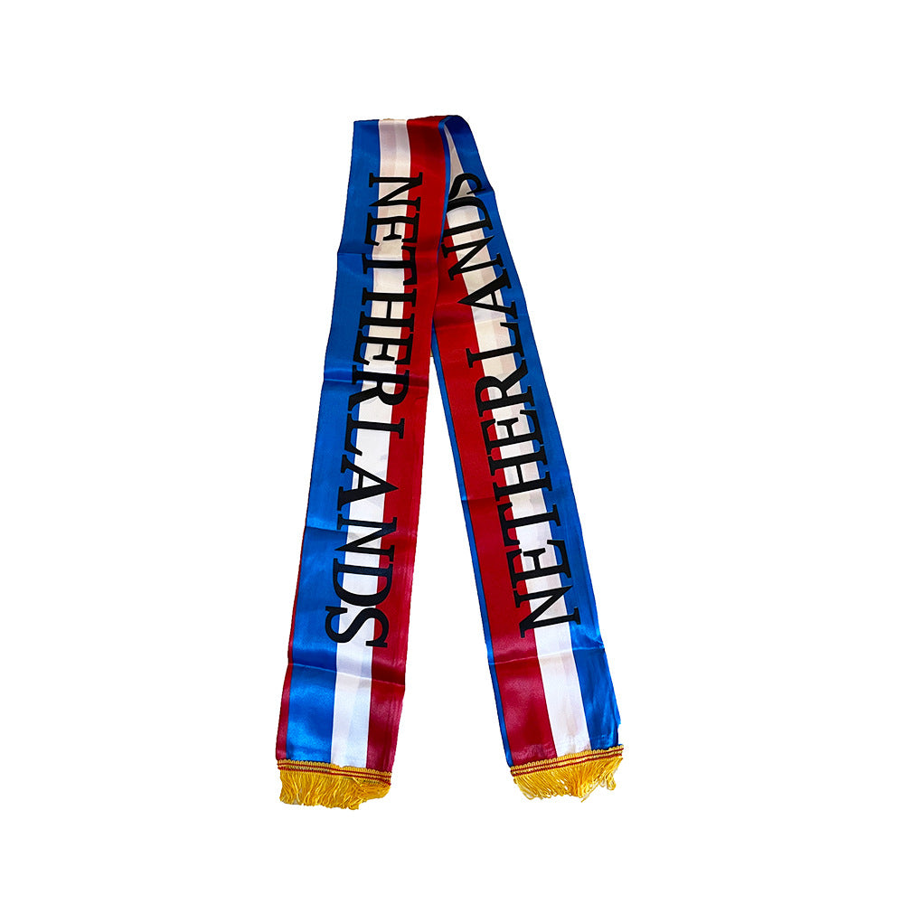 Soccer Fans' national flag scarves