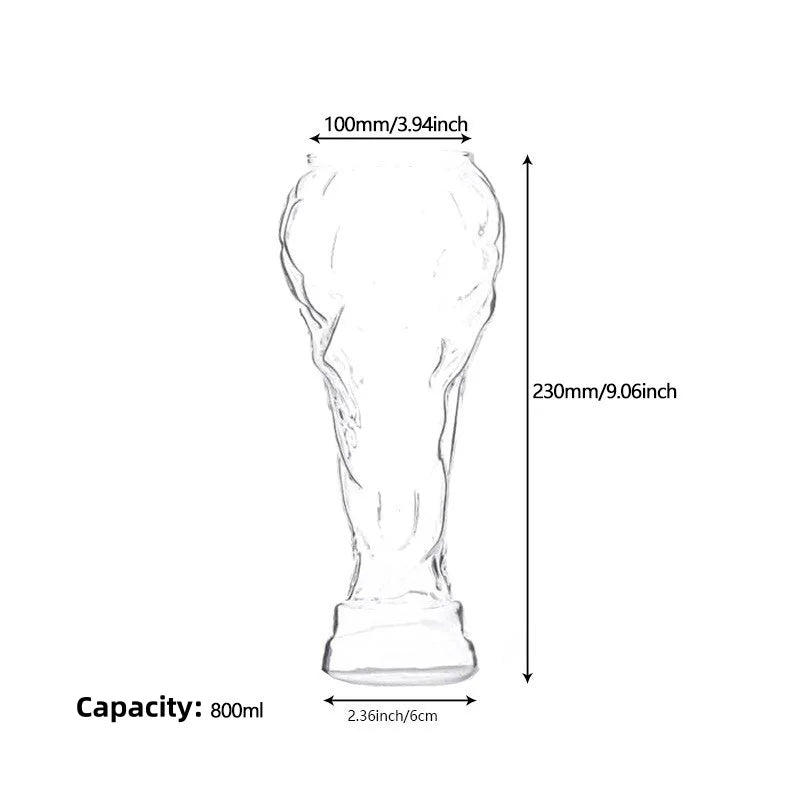 Glass Beer Mugs Set of 6 – Creative Crystal Clear Beer Mug for Bar, Parties & Beer Lovers
