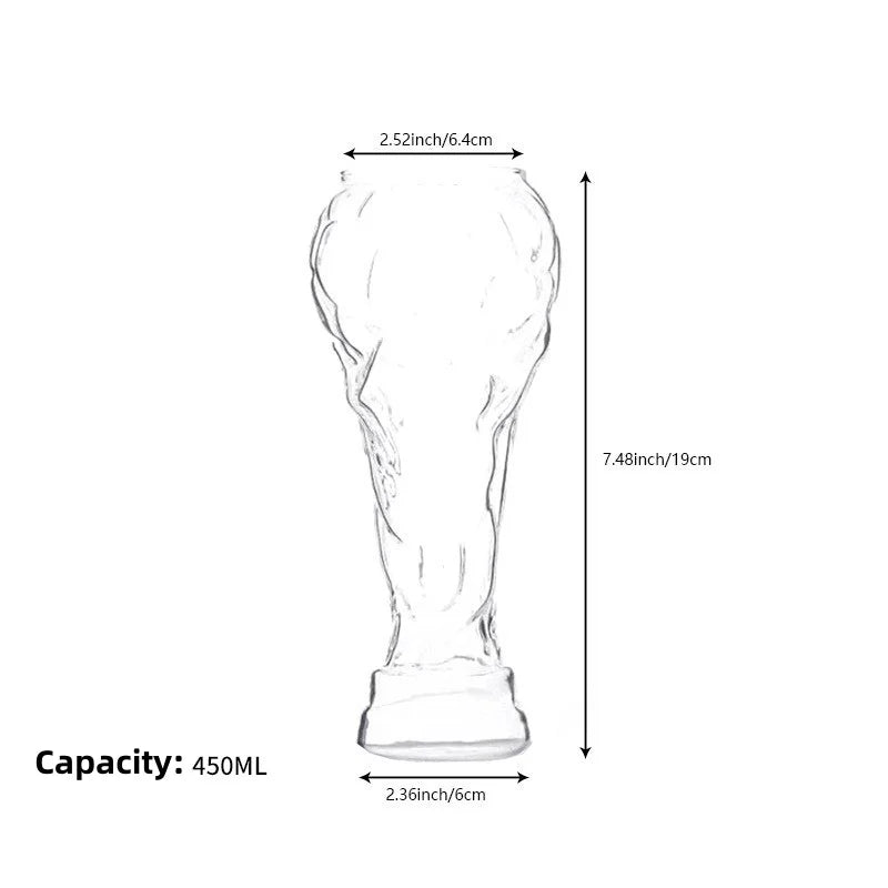 Glass Beer Mugs Set of 6 – Creative Crystal Clear Beer Mug for Bar, Parties & Beer Lovers